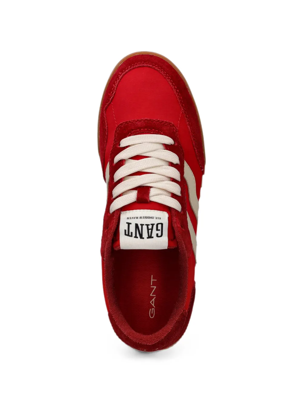 Gant logo-patch sneakers Rood