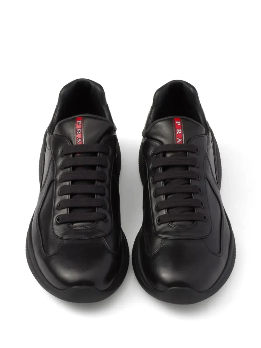 Prada America's Cup sneakers Zwart