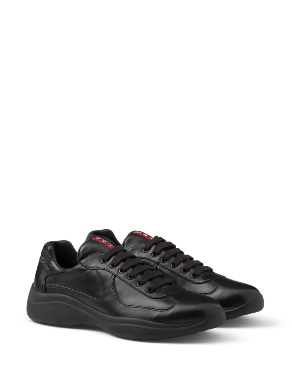 Prada America's Cup sneakers Zwart
