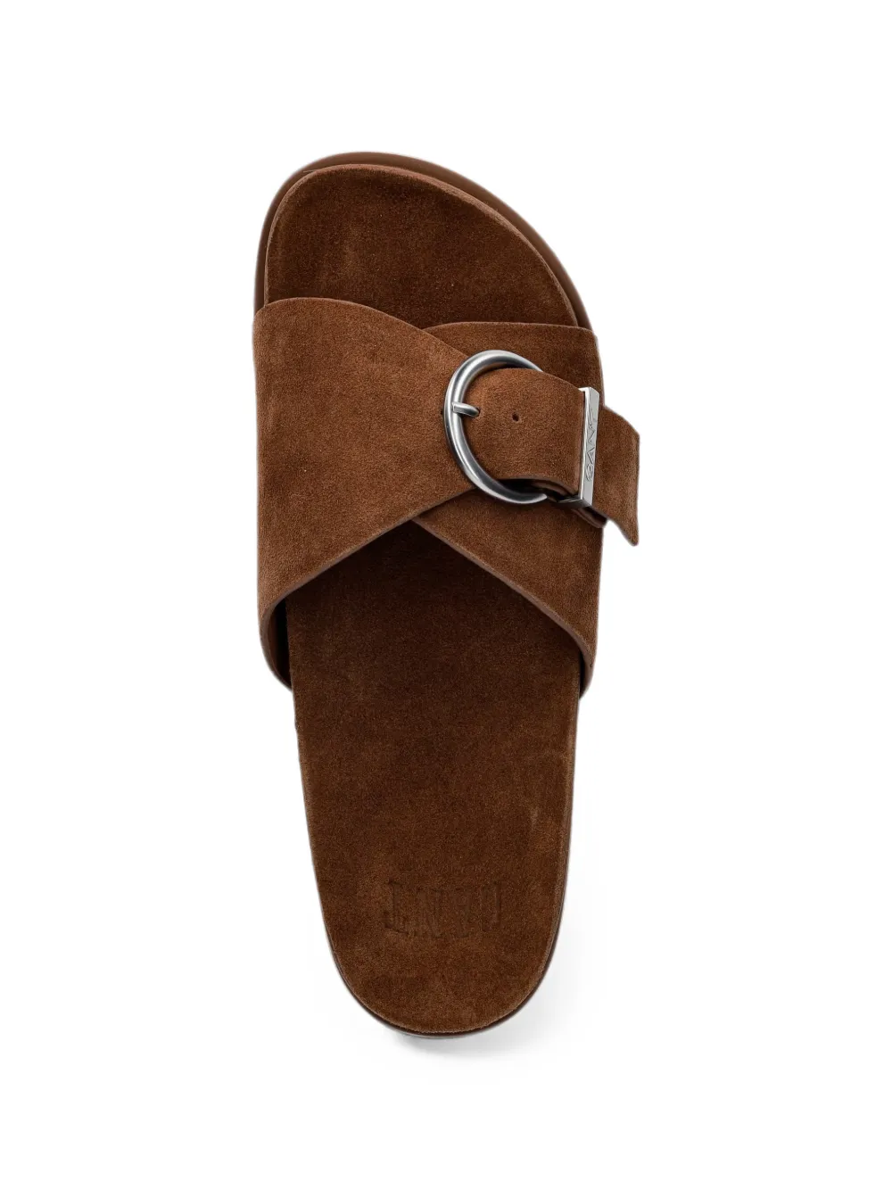 Gant buckle-detail slides Bruin