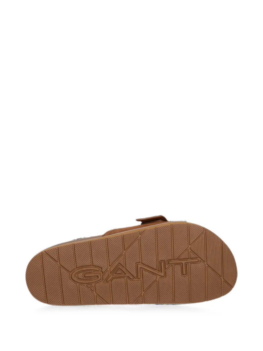 Gant buckle-detail slides Bruin