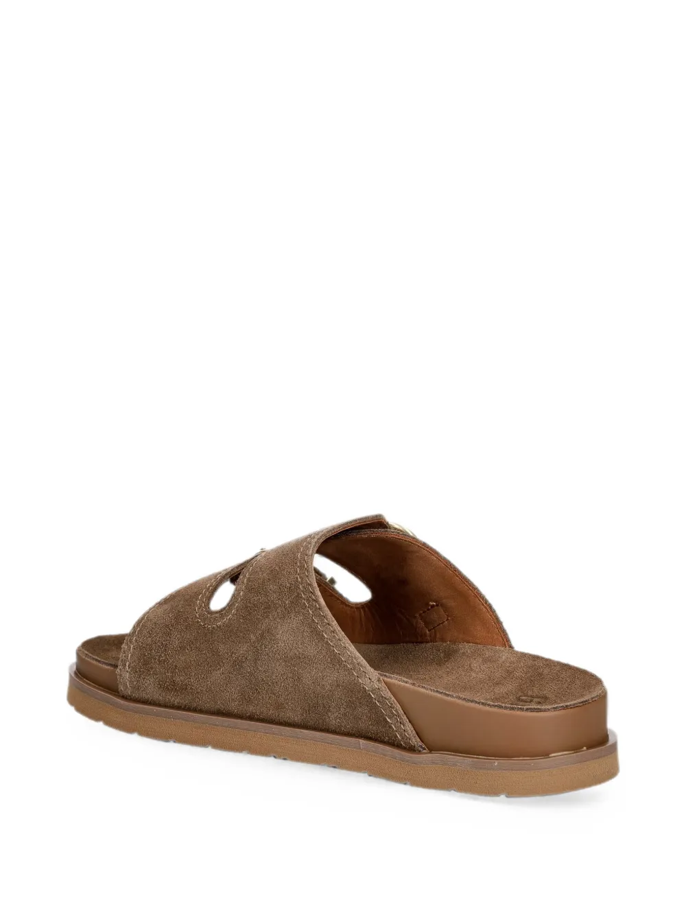 Gant buckle-detail slides Bruin