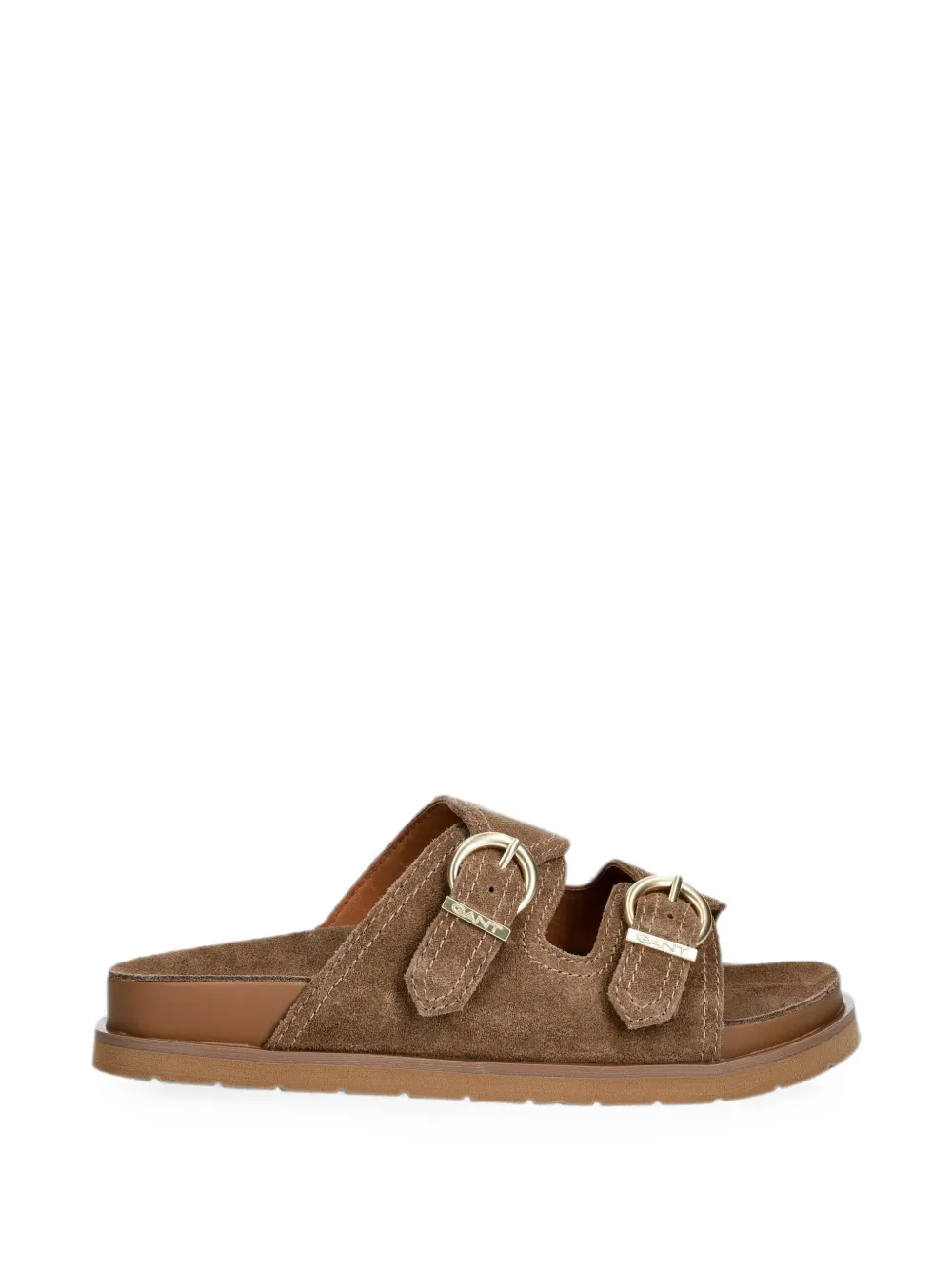 Gant buckle-detail slides - Braun