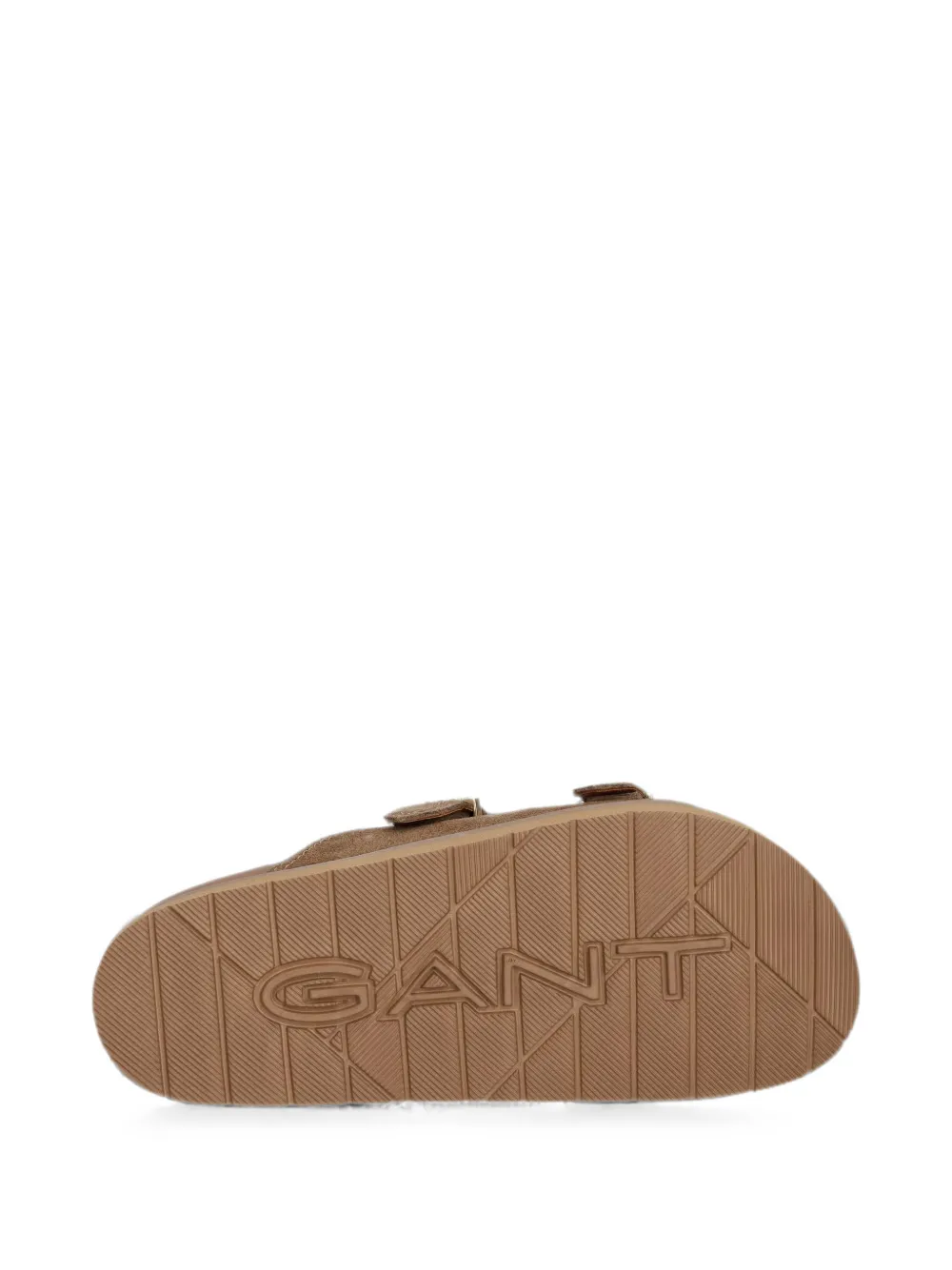 Gant buckle-detail slides Bruin