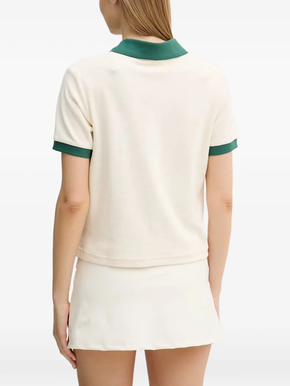 Fila Belfort T-shirt met logo-patch Wit