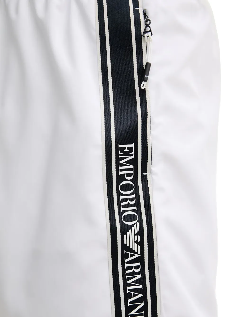 Emporio Armani Zwembroek met logoband Wit