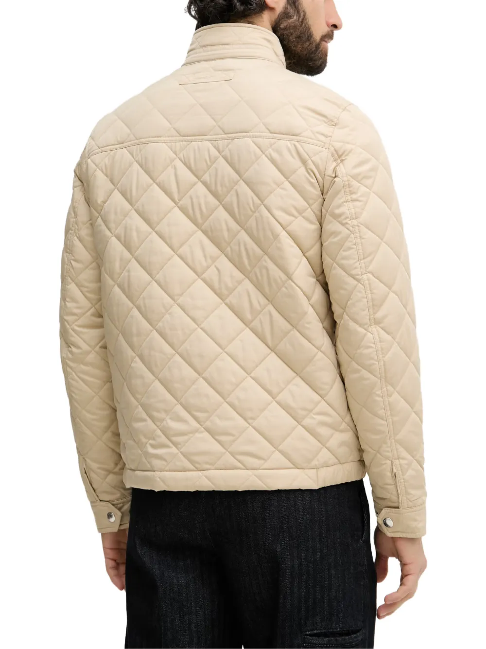 Gant Gewatteerd jack met rits Beige