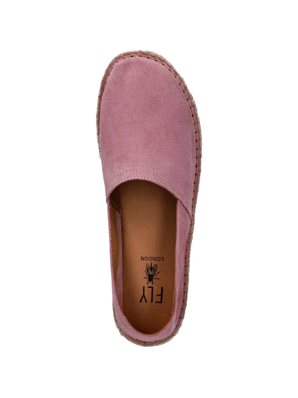 Fly London suede slip-on espadrilles Roze