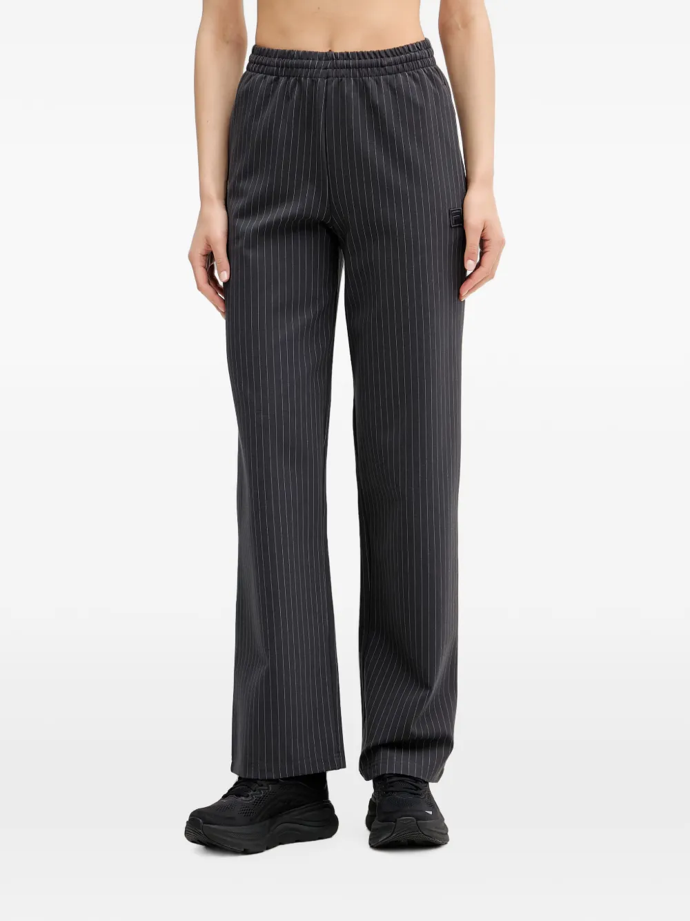Fila pinstripe-pattern track pants - Grigio