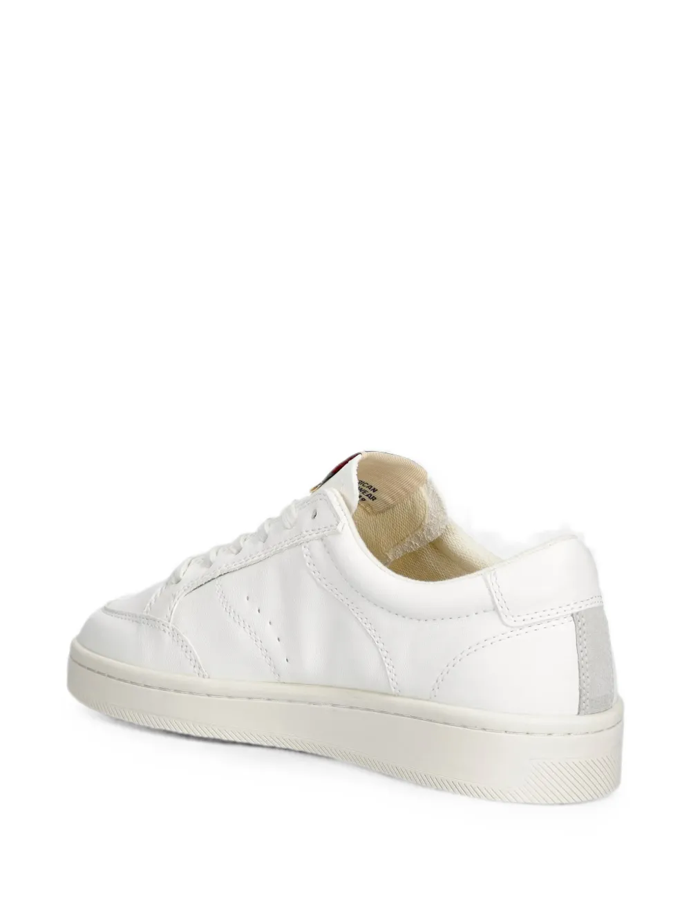 Gant logo-patch lace-up sneakers Wit