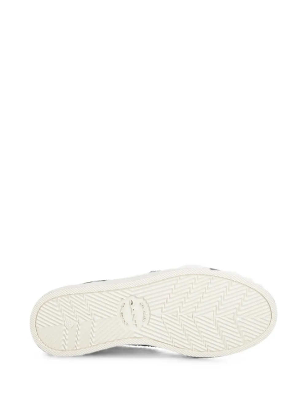 Gant logo-patch lace-up sneakers Wit