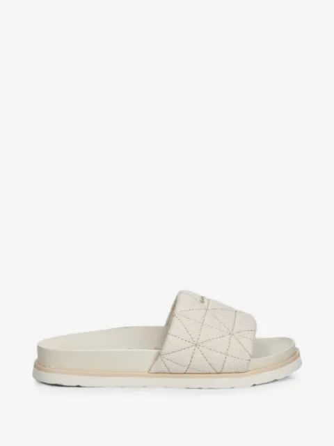 Gant quilted logo-print slides
