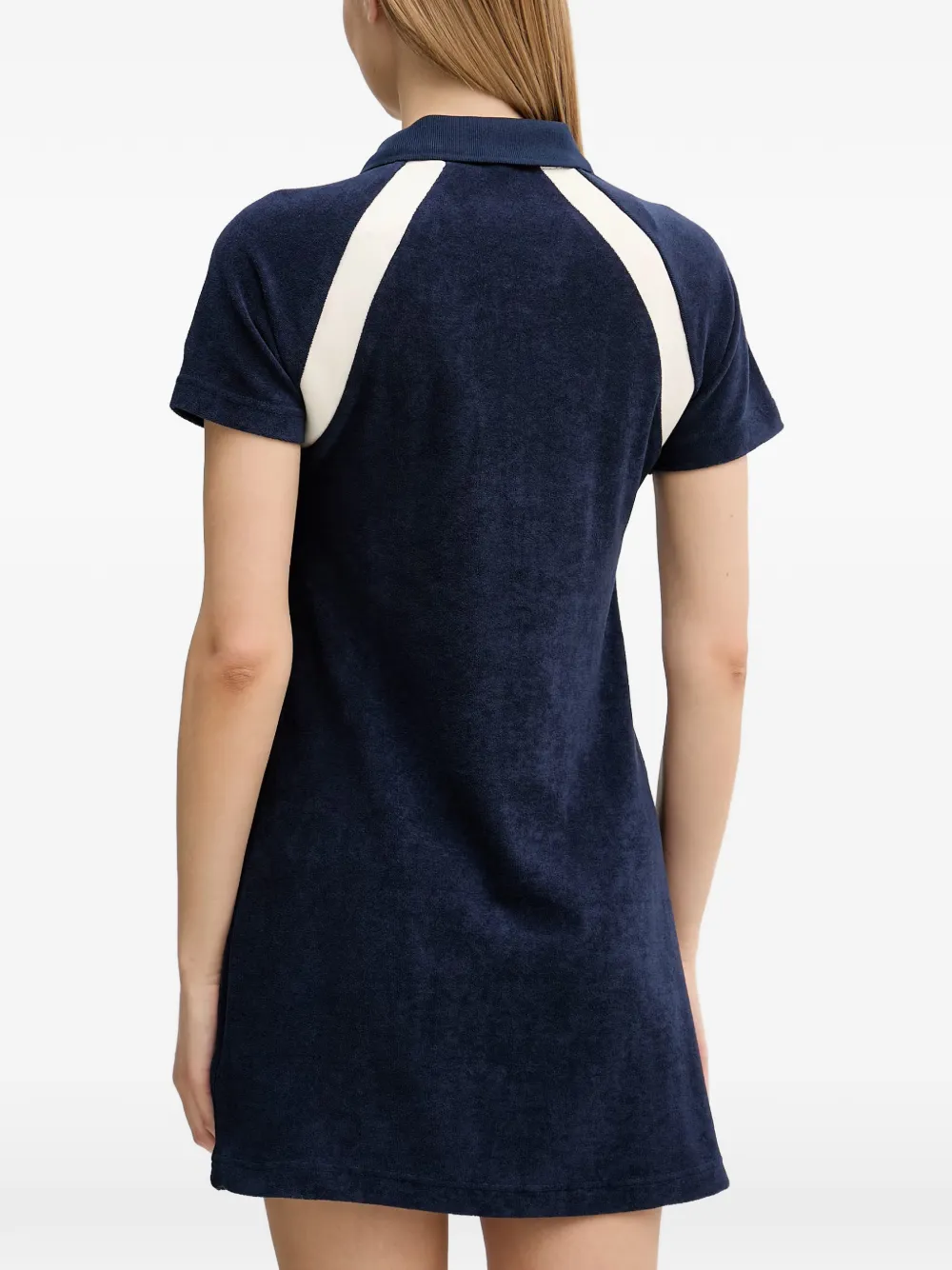 Fila Belfiore mini-jurk met polokraag en rits Blauw