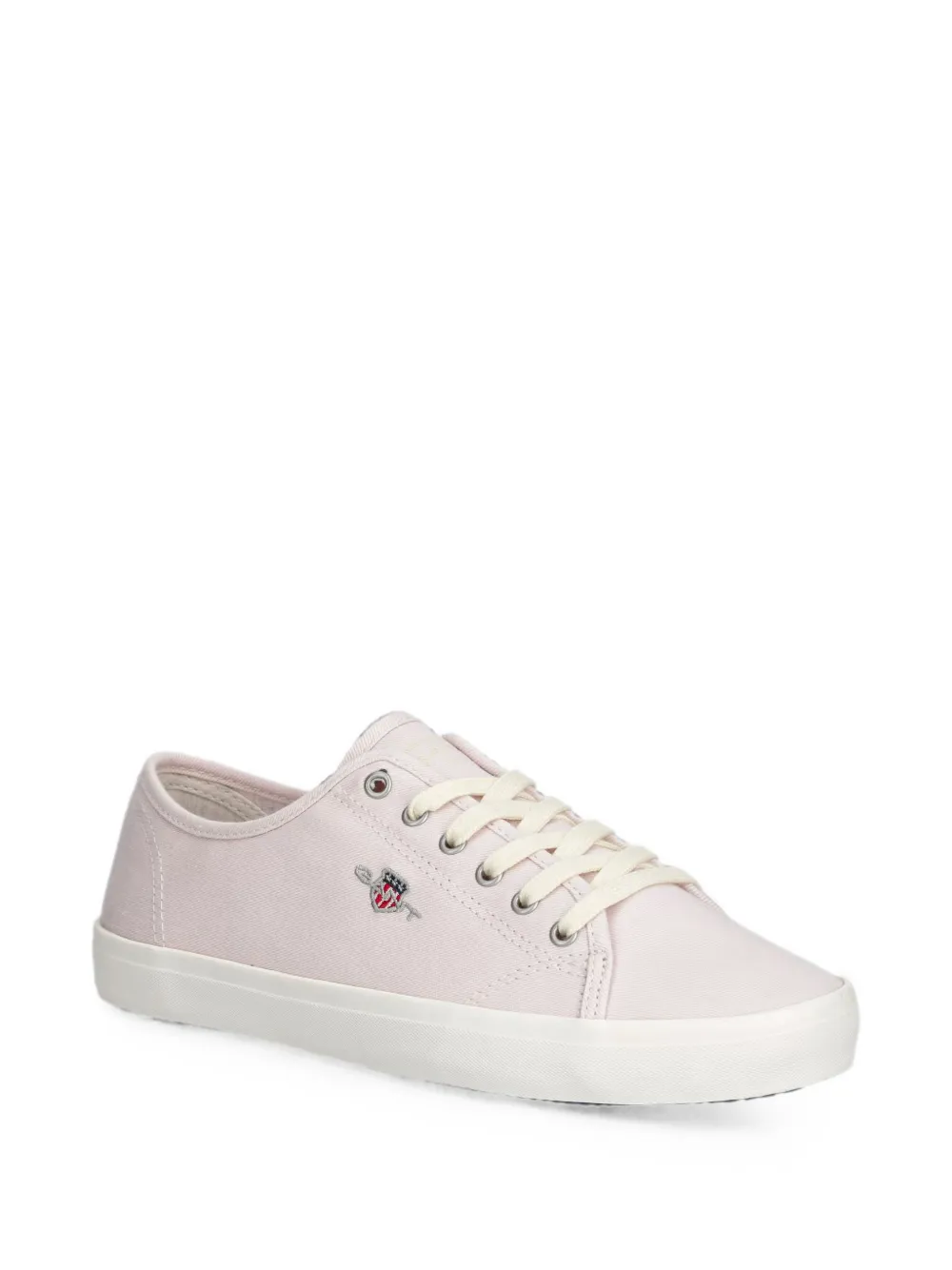 Gant logo-embroidered lace-up sneakers Roze