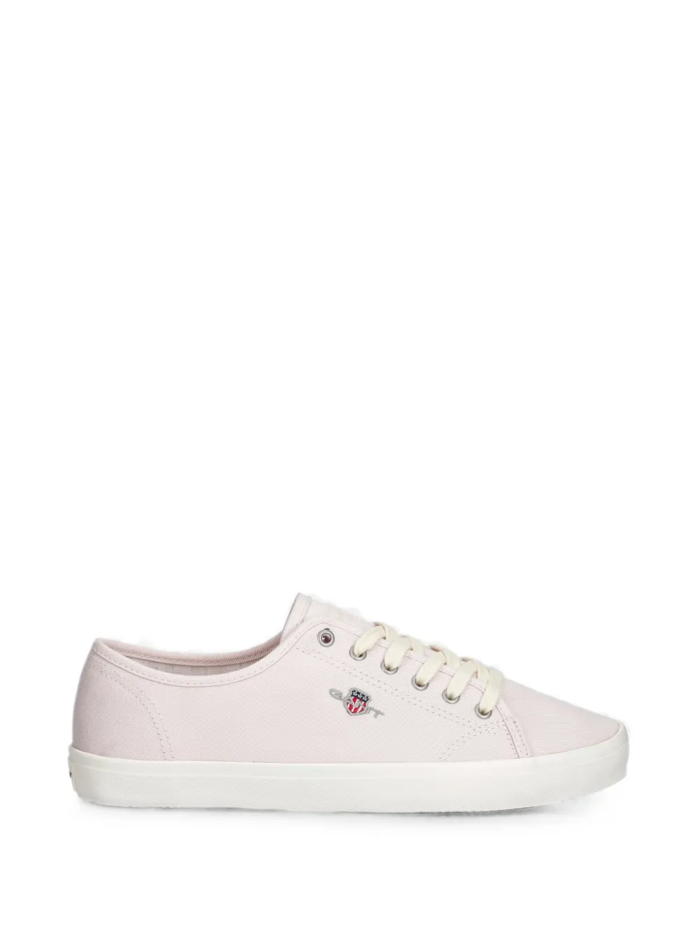 Gant logo-embroidered lace-up sneakers Roze