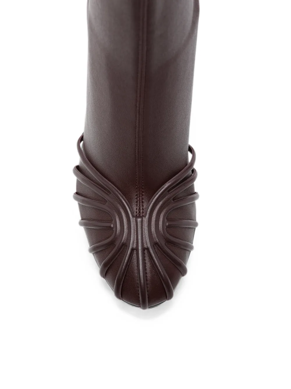 Alevì Karen cage-detail stiletto-heel boots Rood