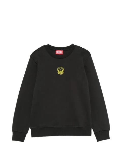 Diesel Kids Sfilt eagle-print sweater