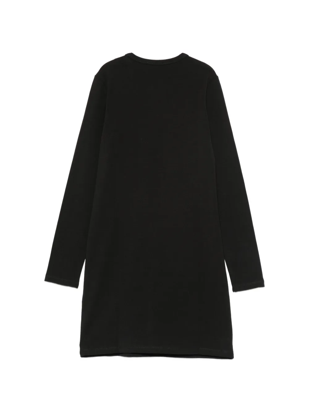Diesel Kids Dalilly embroidered-logo mini dress Zwart