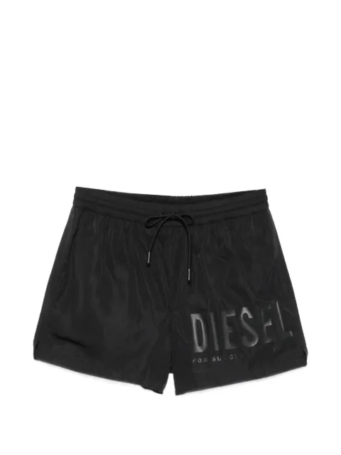 Diesel Mario logo-print drawstring swim shorts