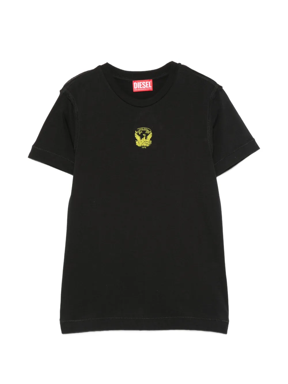 Diesel Kids eagle-print T-shirt - Schwarz