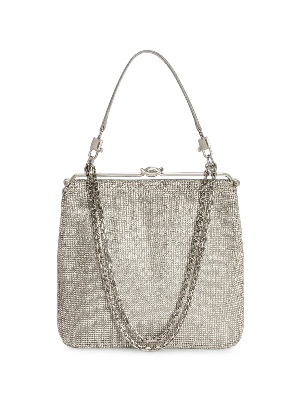 Dolce & Gabbana Dina shoulder and crossbody bag in crystal mesh · OS