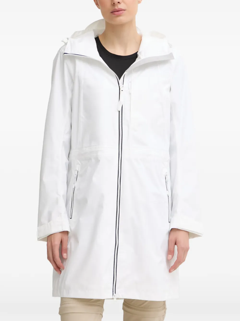 Helly Hansen hooded zip-up jacket - Bianco