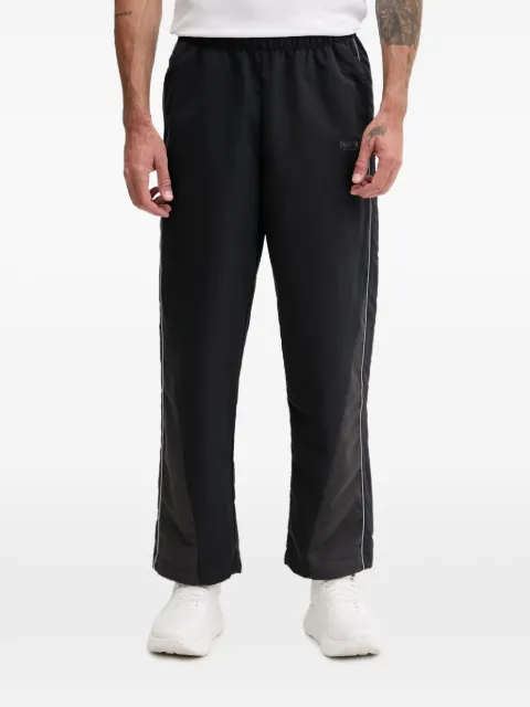 Hummel piped-trim logo-print track pants
