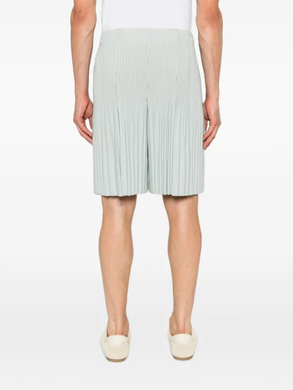 Homme Plissé Issey Miyake プリーツ ショートパンツ | グレー