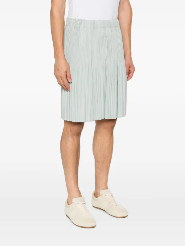 Homme Plissé Issey Miyake プリーツ ショートパンツ | グレー