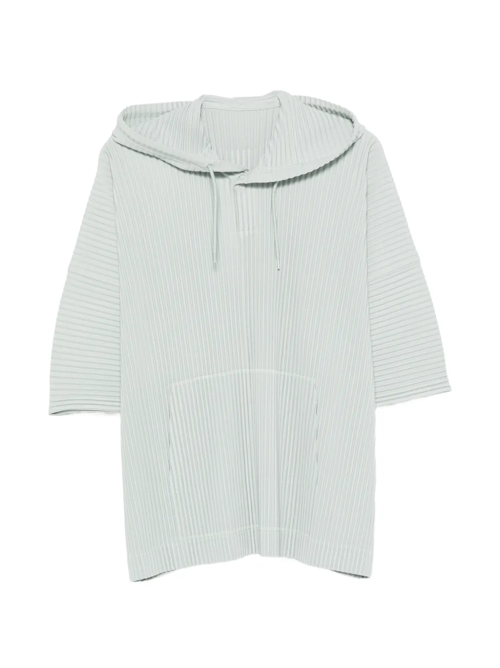 Homme Plissé Issey Miyake plissé hoodie - Grey