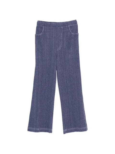 Pleats Please Issey Miyake 牛仔效果长裤