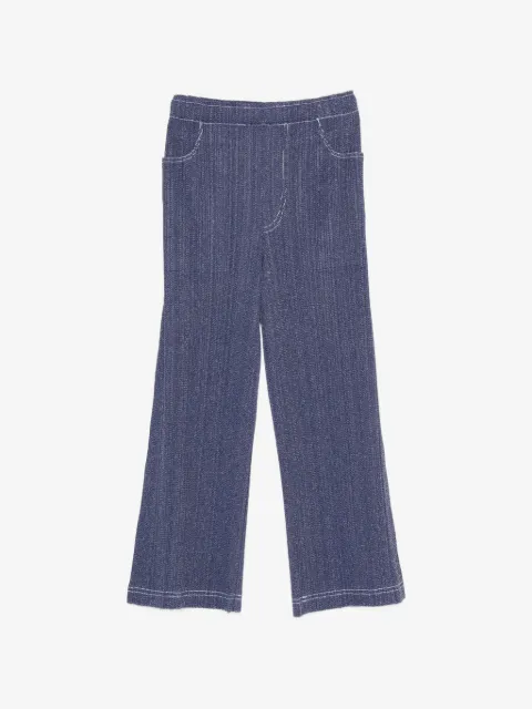Pleats Please Issey Miyake Hose in Jeansoptik