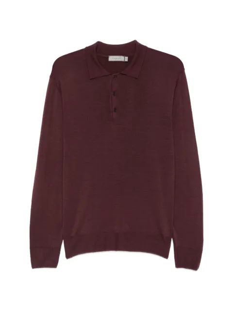 Canali wool polo shirt