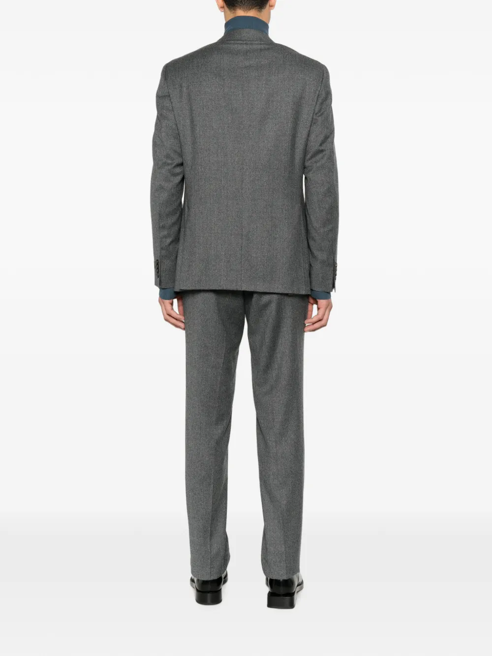 Canali Pak met enkele rij knopen Grijs