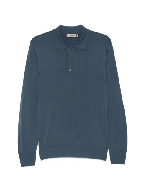 Canali knit polo shirt