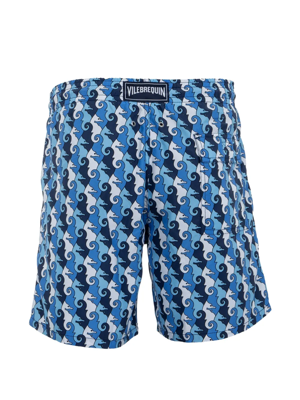 Vilebrequin x Mary Katrantzou zwembroek met zeepaard-print Blauw