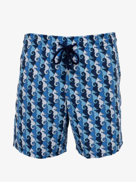 Vilebrequin x Mary Katrantzou seahorse-print swim shorts