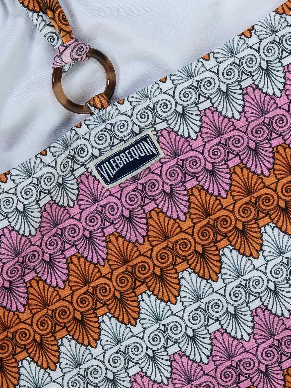 Vilebrequin Kids x Mary Katrantzou badpak met grafische print en ring-detail Roze