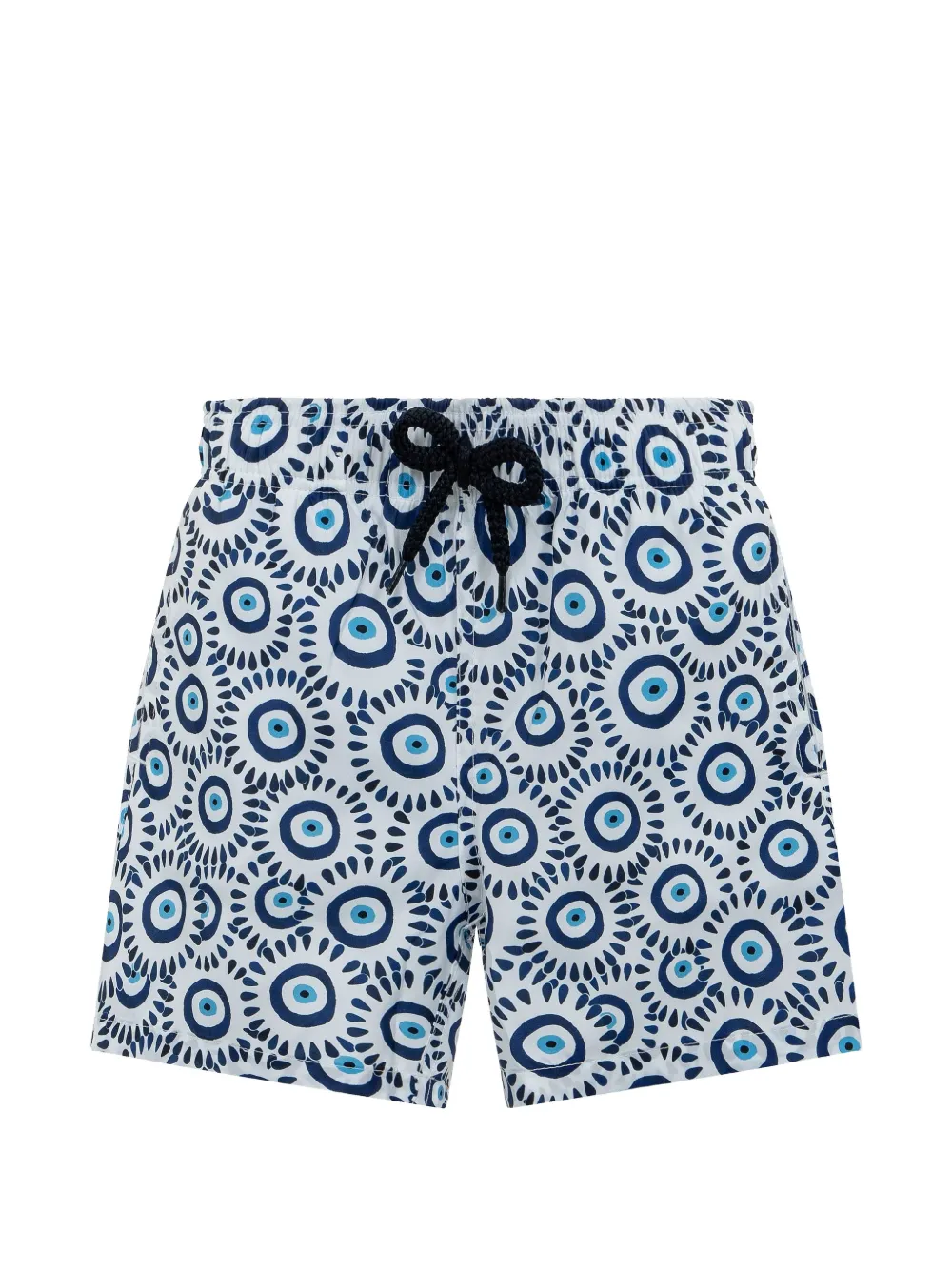 Vilebrequin Kids Zwembroek met oogprint Wit