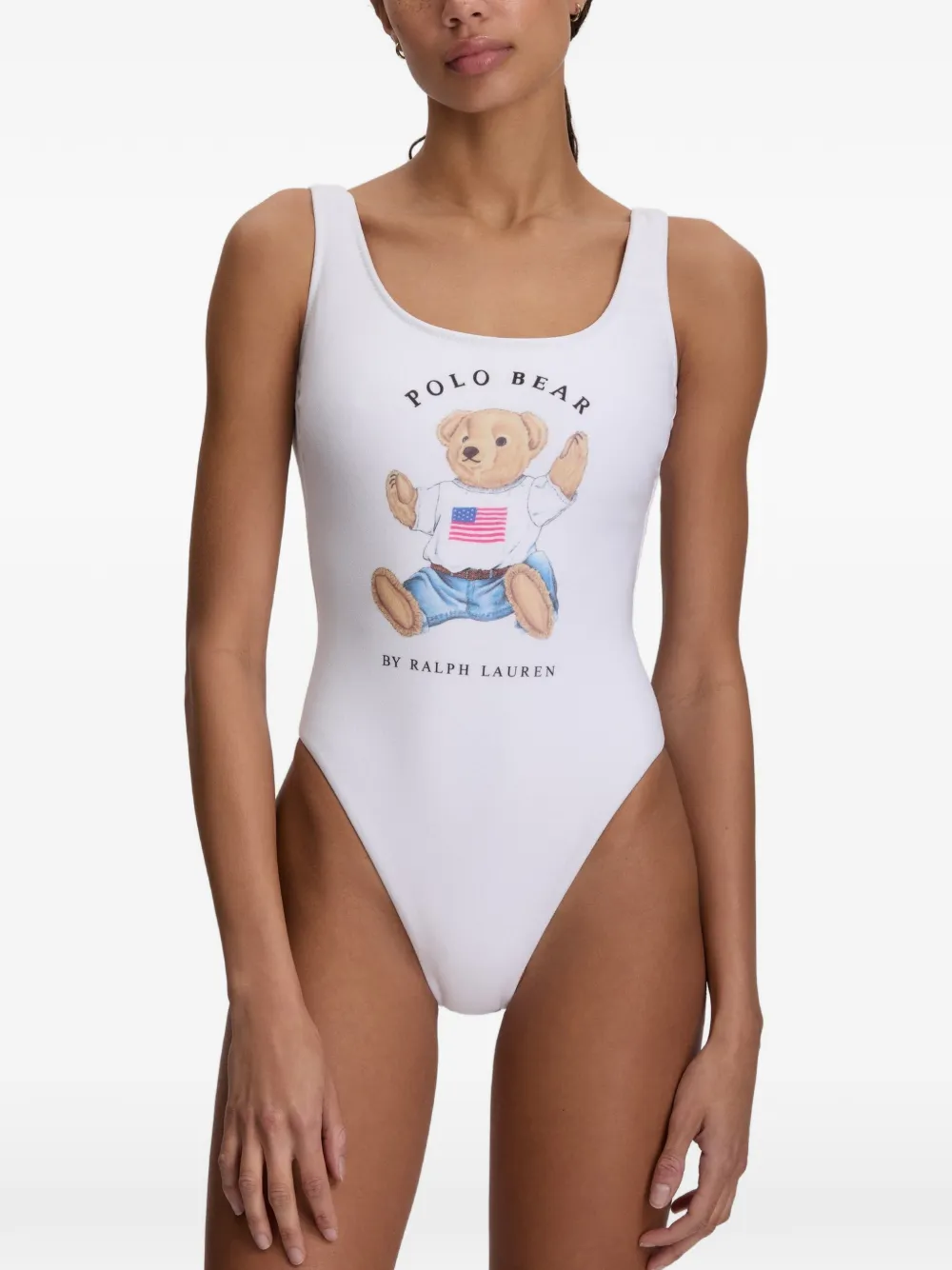 Polo Ralph Lauren polo bear swimsuit - Weiß