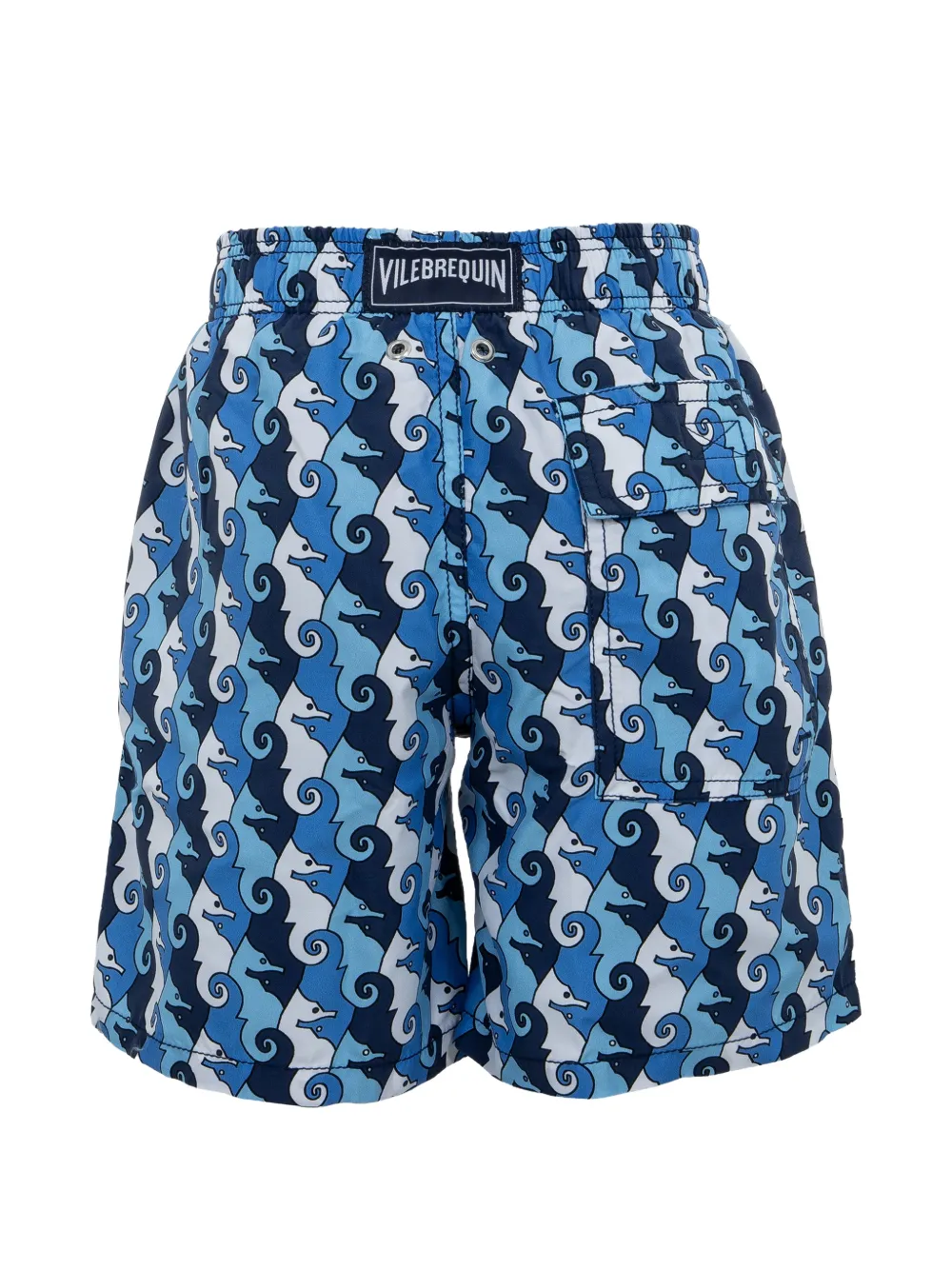 Vilebrequin Kids x Mary Katrantzou zwembroek met zeepaard-print Blauw