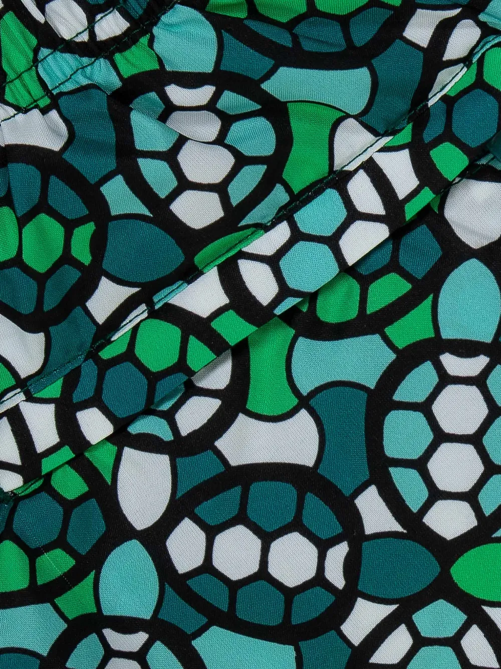 Vilebrequin Kids x Mary Katrantzou zwembroek met schildpad-print Groen