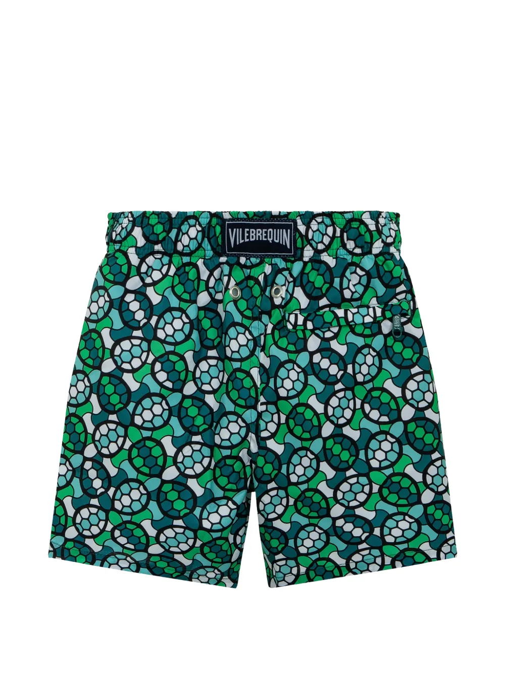 Vilebrequin Kids x Mary Katrantzou zwembroek met schildpad-print Groen