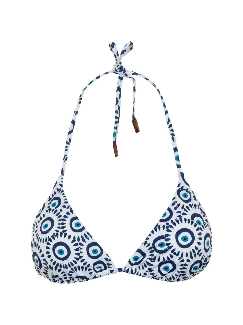 Vilebrequin eye-print side-tie swimsuit - Weiß