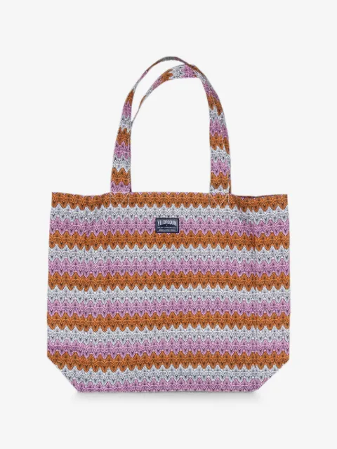 Vilebrequin x Mary Katrantzou patterned beach bag