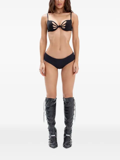 God Save Queens cut-out strappy briefs