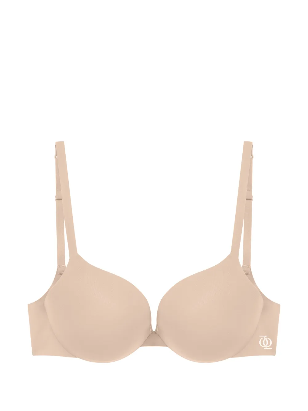 God Save Queens padded underwired bra - Toni neutri