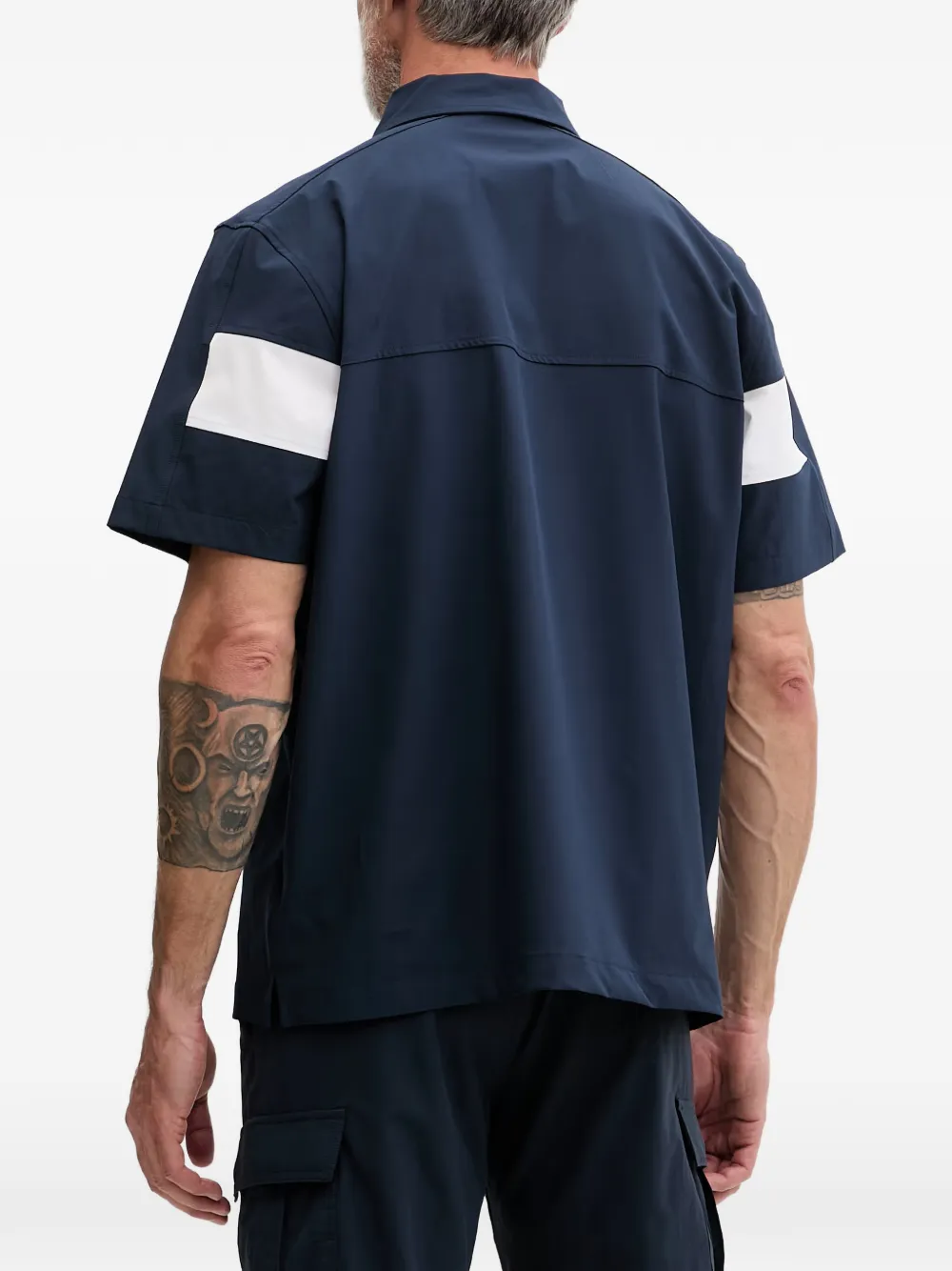Helly Hansen Poloshirt met rits Blauw