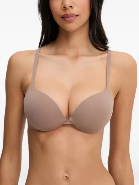 God Save Queens logo-print padded bra