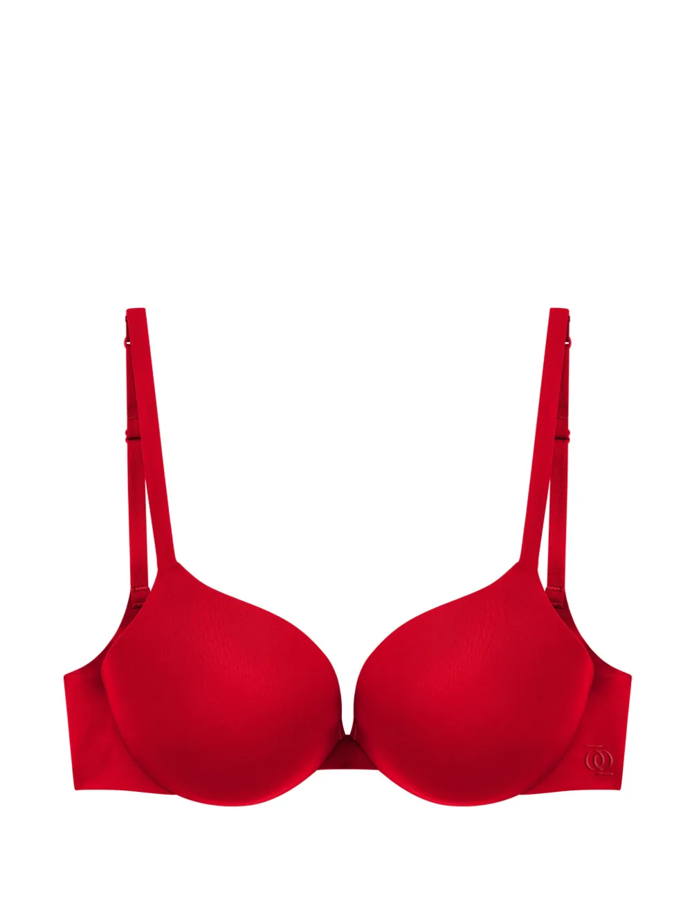 God Save Queens moulded-cup underwired bra - Rot